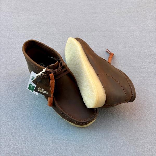 CLARKS BOTIN WALLABEE BOOT BEESWAX