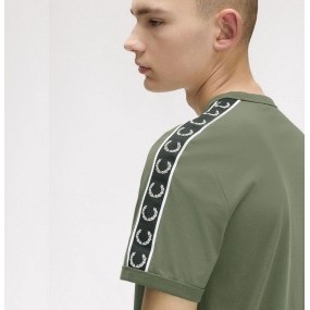 FRED PERRY CAMISETA CONTRAST TAPE RINGER 2