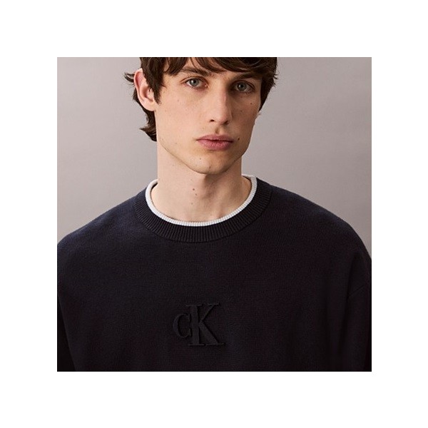 CALVIN KLEIN JERSEY HOLGADO DE CUELLO REDONDO