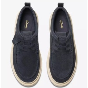 CLARKS ZAPATO POLDEN MOC NAVY SUEDE 2