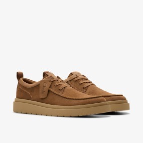 CLARKS ZAPATO POLDEN MOC COLA SUEDE