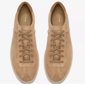 CLARKS ZAPATILLA LOCKFORD LACE DARK SAND 2