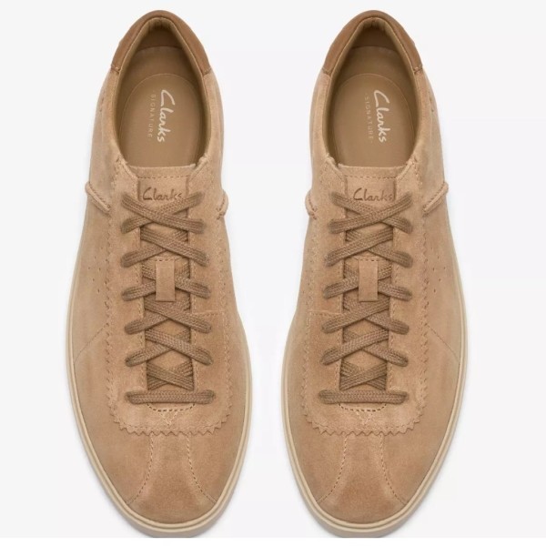 CLARKS ZAPATILLA LOCKFORD LACE DARK SAND