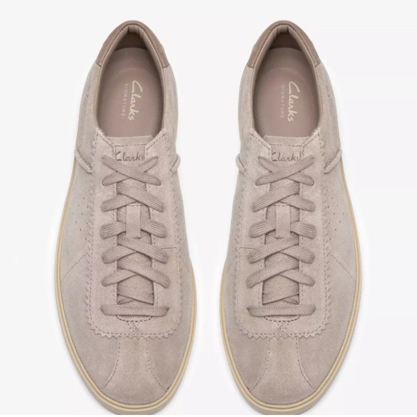 CLARKS ZAPATILLA LOCKFORD LACE GREY SUEDE