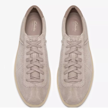 CLARKS ZAPATILLA LOCKFORD LACE GREY SUEDE