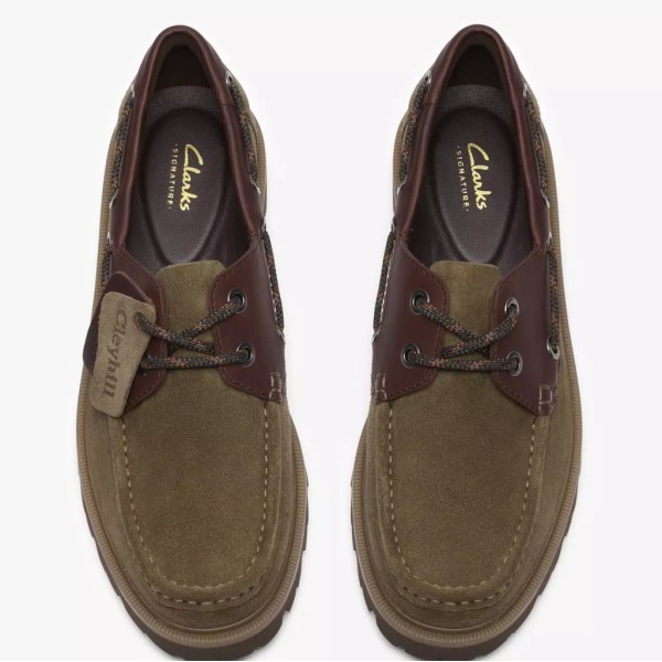 CLARKS NÁUTICO CLEYHILL BOAT OLIVE COMBI
