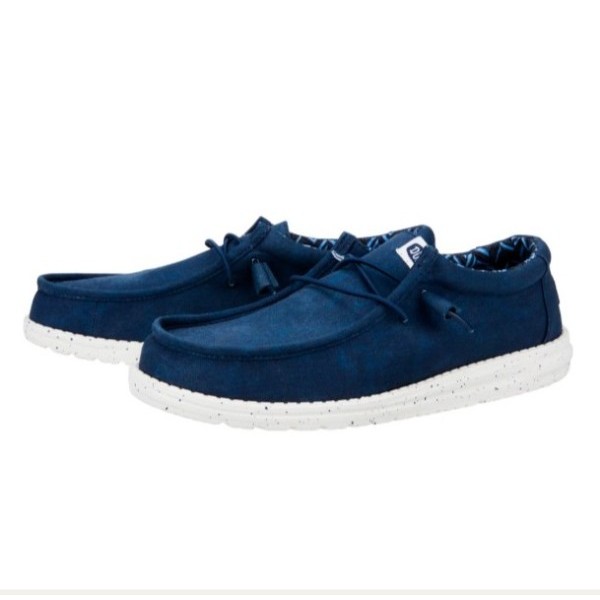 HEY DUDE ZAPATO WALLY STRETCH CANVAS