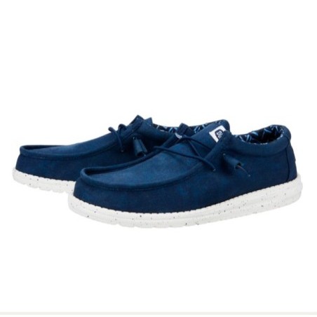HEY DUDE ZAPATO WALLY STRETCH CANVAS
