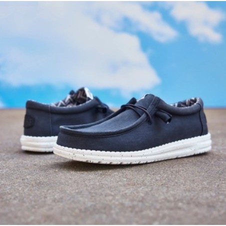 HEY DUDE ZAPATO WALLY STRETCH CANVAS