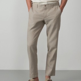ETIEM PANTALÓN  SPORT GOMAS EN TEJIDO RAYITAS