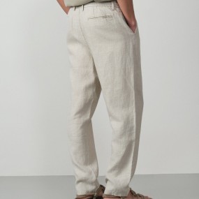 ETIEM PANTALÓN DE UNA PINZA EN LINO 2