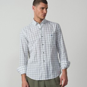 ETIEM CAMISA RELAXED FIT CUADRO VENTANA