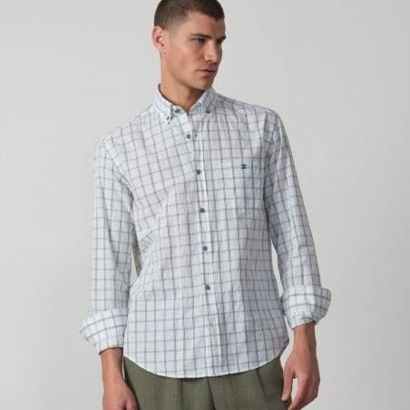 ETIEM CAMISA RELAXED FIT CUADRO VENTANA