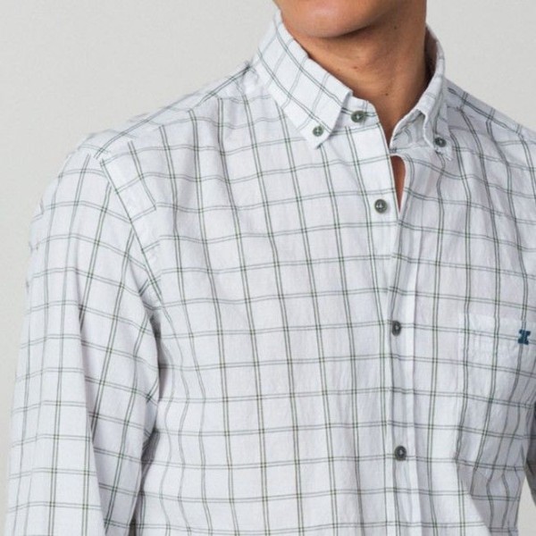 ETIEM CAMISA RELAXED FIT CUADRO VENTANA