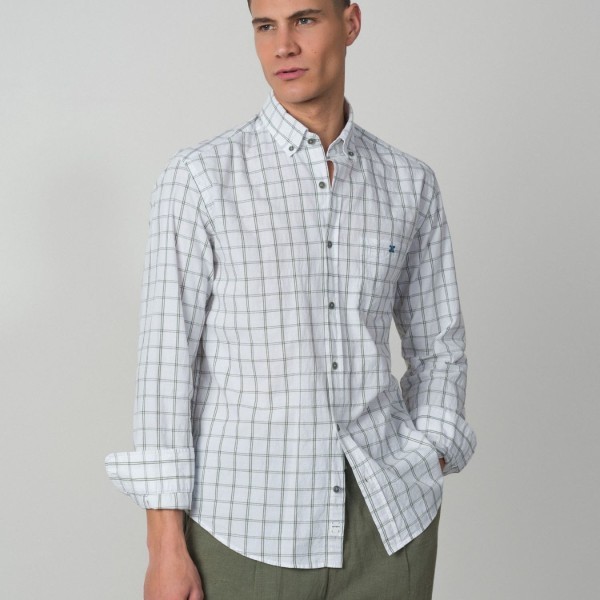 ETIEM CAMISA RELAXED FIT CUADRO VENTANA