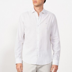 ETIEM CAMISA RELAXED FIT LISA LINO/ALGODÓN