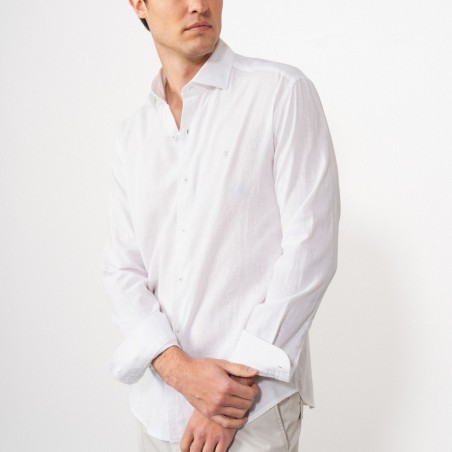 ETIEM CAMISA RELAXED FIT LISA LINO/ALGODÓN