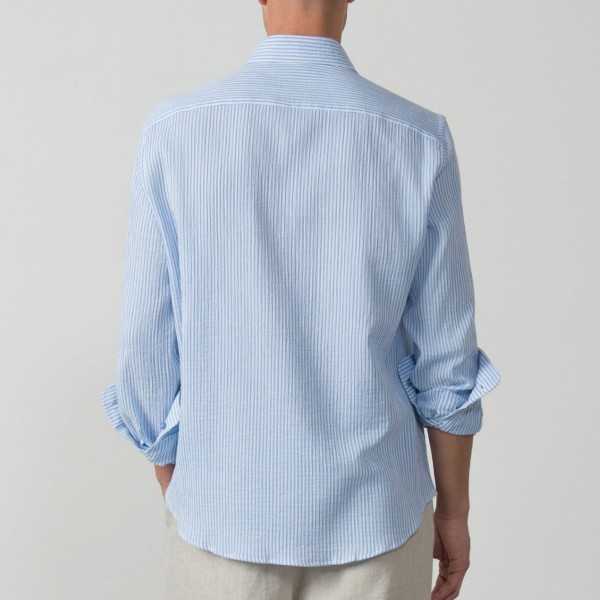 ETIEM CAMISA RELAXED FIT BAMBULA A RAYAS