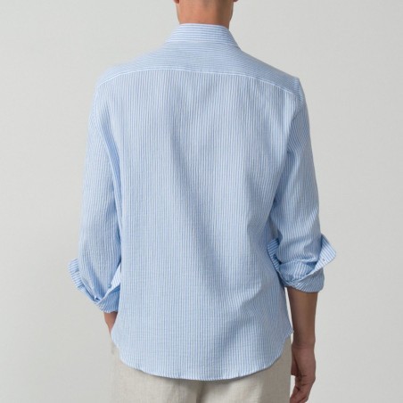 ETIEM CAMISA RELAXED FIT BAMBULA A RAYAS