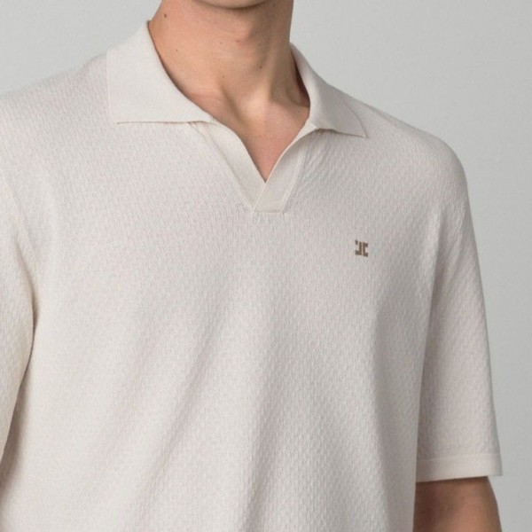 ETIEM POLO MANGA CORTA  PUNTO TRICOT ESTRUCTURA