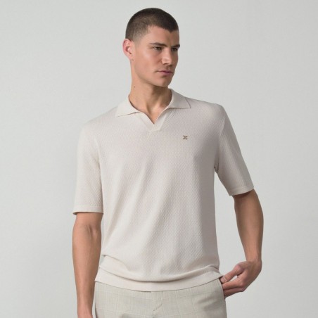 ETIEM POLO MANGA CORTA  PUNTO TRICOT ESTRUCTURA