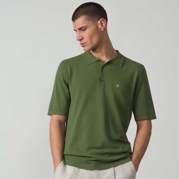 ETIEM POLO MANGA CORTA  PUNTO TRICOT