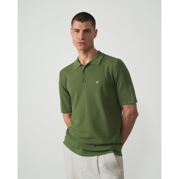 ETIEM POLO MANGA CORTA  PUNTO TRICOT