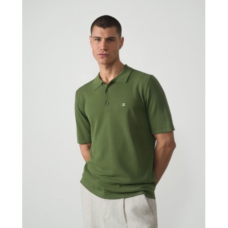 ETIEM POLO MANGA CORTA  PUNTO TRICOT