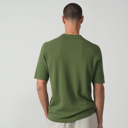 ETIEM POLO MANGA CORTA  PUNTO TRICOT