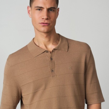ETIEM POLO MANGA CORTA  PUNTO TRICOT