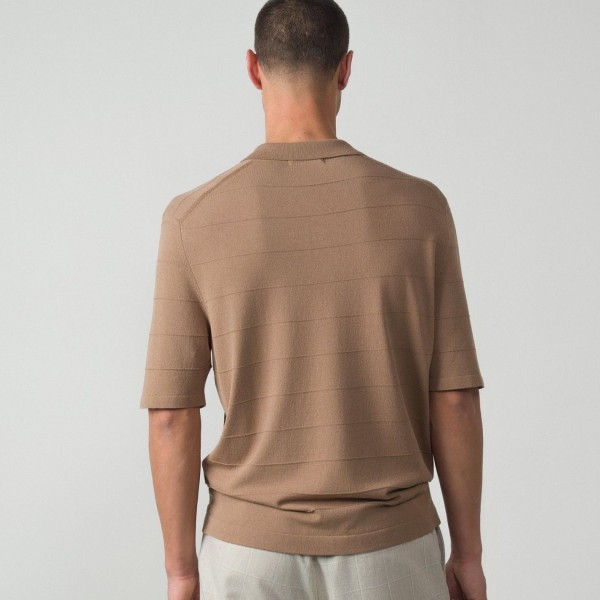 ETIEM POLO MANGA CORTA  PUNTO TRICOT