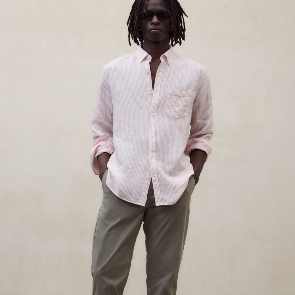 ECOALF CAMISA ADAN RAYAS MANGA LARGA