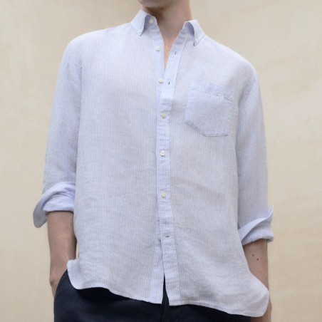 ECOALF CAMISA ADAN RAYAS MANGA LARGA