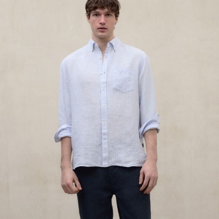 ECOALF CAMISA ADAN RAYAS MANGA LARGA