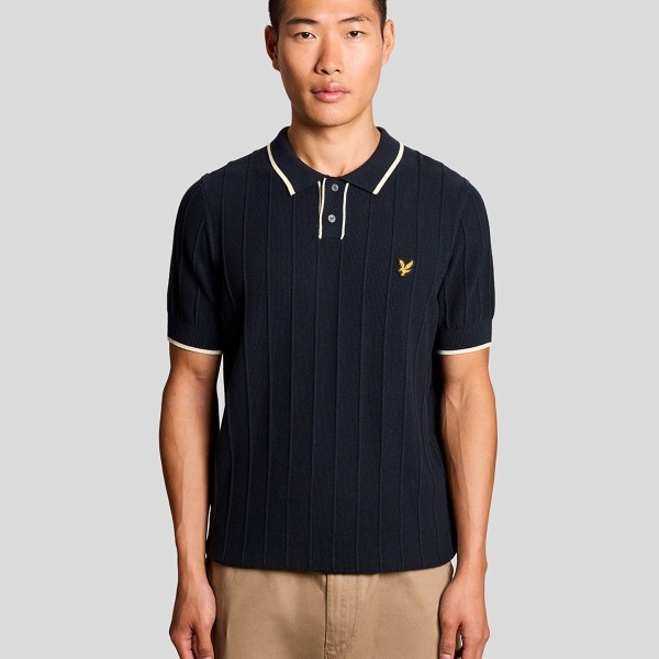 LYLE & SCOTT POLO PUNTO PIQUE CON RIBETE