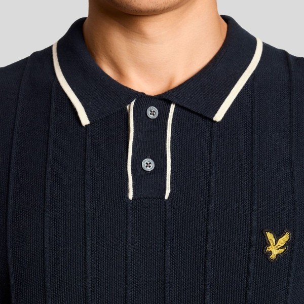 LYLE & SCOTT POLO PUNTO PIQUE CON RIBETE
