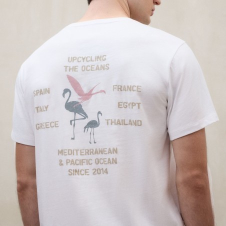 ECOALF CAMISETA FLAM BLANCA