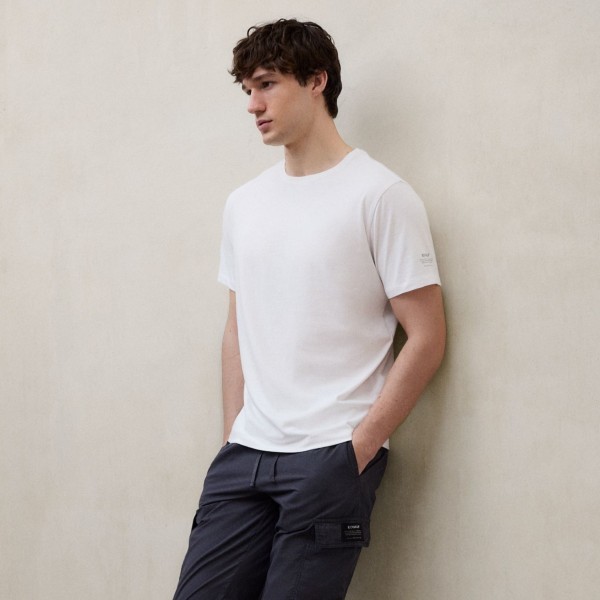 ECOALF CAMISETA FLAM BLANCA