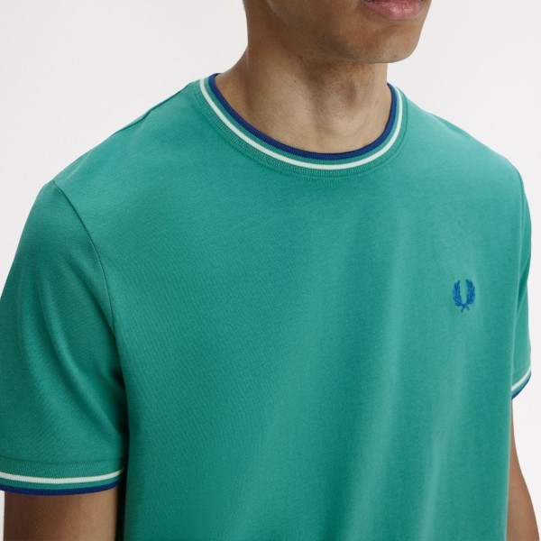 FRED PERRY CAMISETA CON FRANJAS + MÁS  COLORES