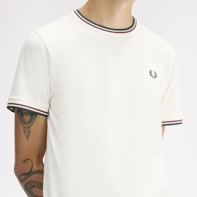 FRED PERRY CAMISETA CON FRANJAS + MÁS  COLORES 2