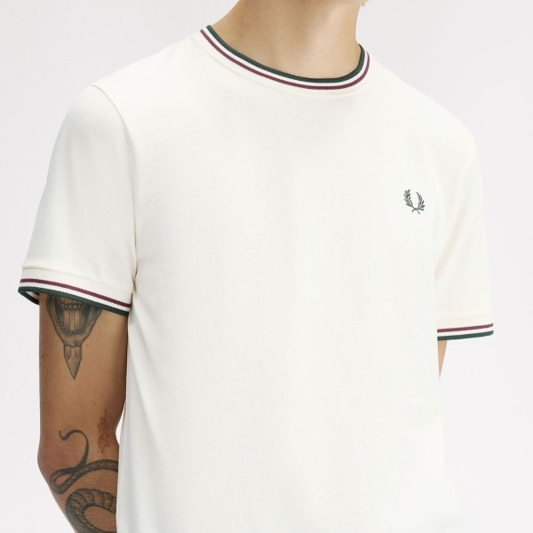 FRED PERRY CAMISETA CON FRANJAS + MÁS  COLORES