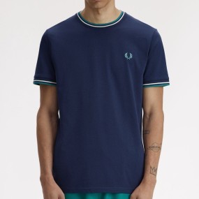 FRED PERRY CAMISETA CON FRANJAS + MÁS  COLORES 2
