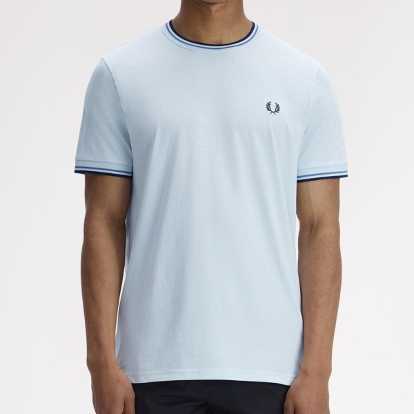 FRED PERRY CAMISETA CON FRANJAS + MÁS  COLORES