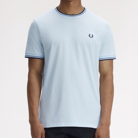 FRED PERRY CAMISETA CON FRANJAS + MÁS  COLORES