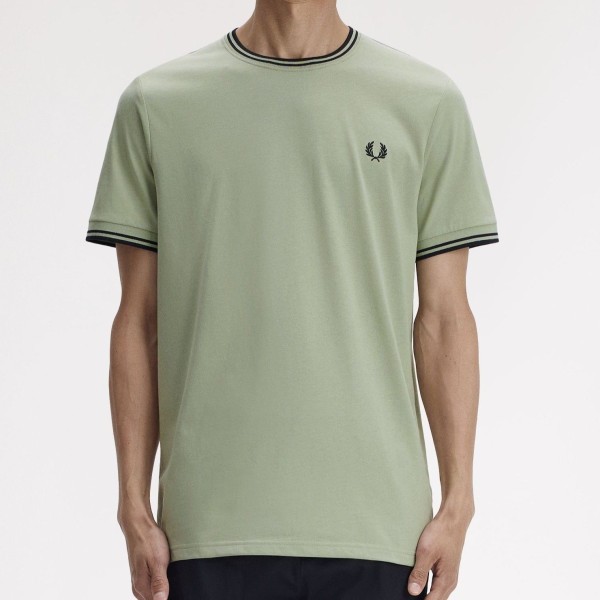 FRED PERRY CAMISETA CON FRANJAS + MÁS  COLORES