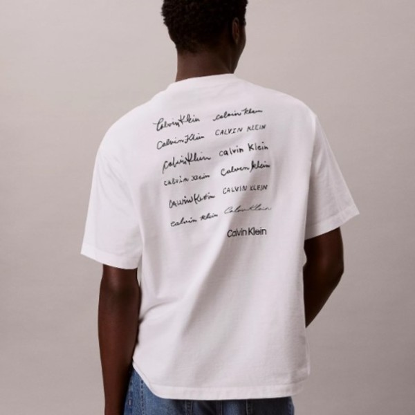 CALVIN KLEIN CAMISETA  HOLGADA CON LOGO ESCRITO