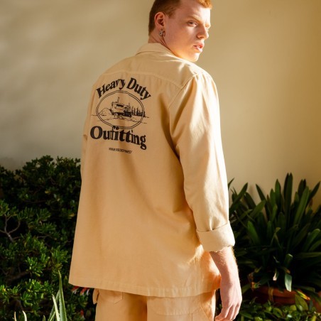 CAT SOBRECAMISA HOLGADA CANVAS OVERSHIRT