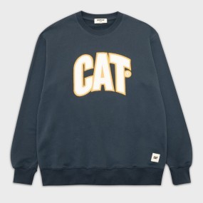 CAT SUDADERA HOLGADA LOGO