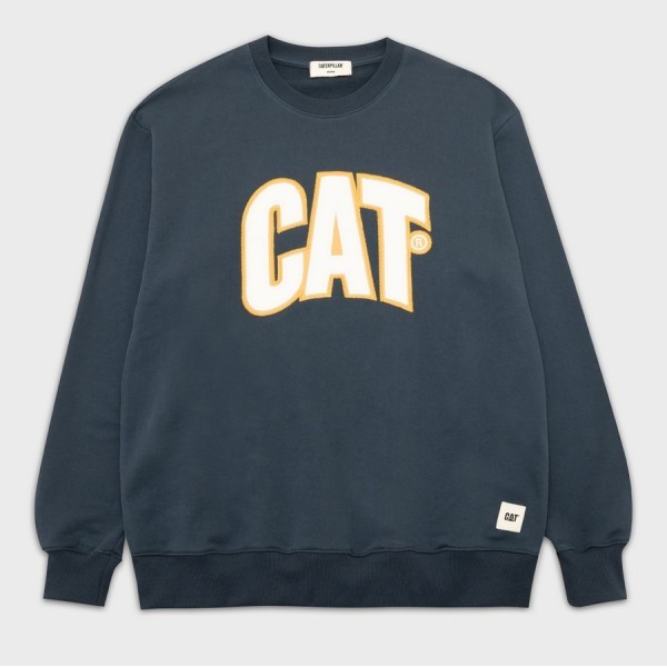 CAT SUDADERA HOLGADA LOGO