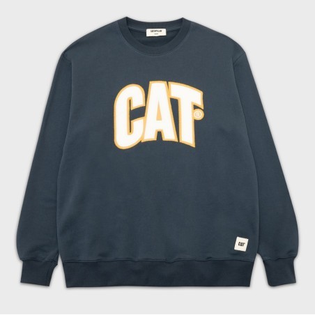 CAT SUDADERA HOLGADA LOGO